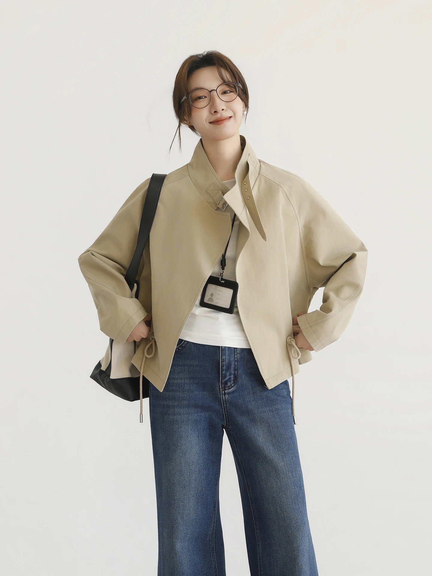 i ort Loose Women's Windbreaker Spring 2026 Stand Collar Casual Jaet Outerwear Cotton 00% Daily Use Zipper Closure
i ort Loose Women's Windbreaker Spring 2026 Stand Collar Casual Jaet Outerwear Cotton 00% Daily Use Zipper Closure