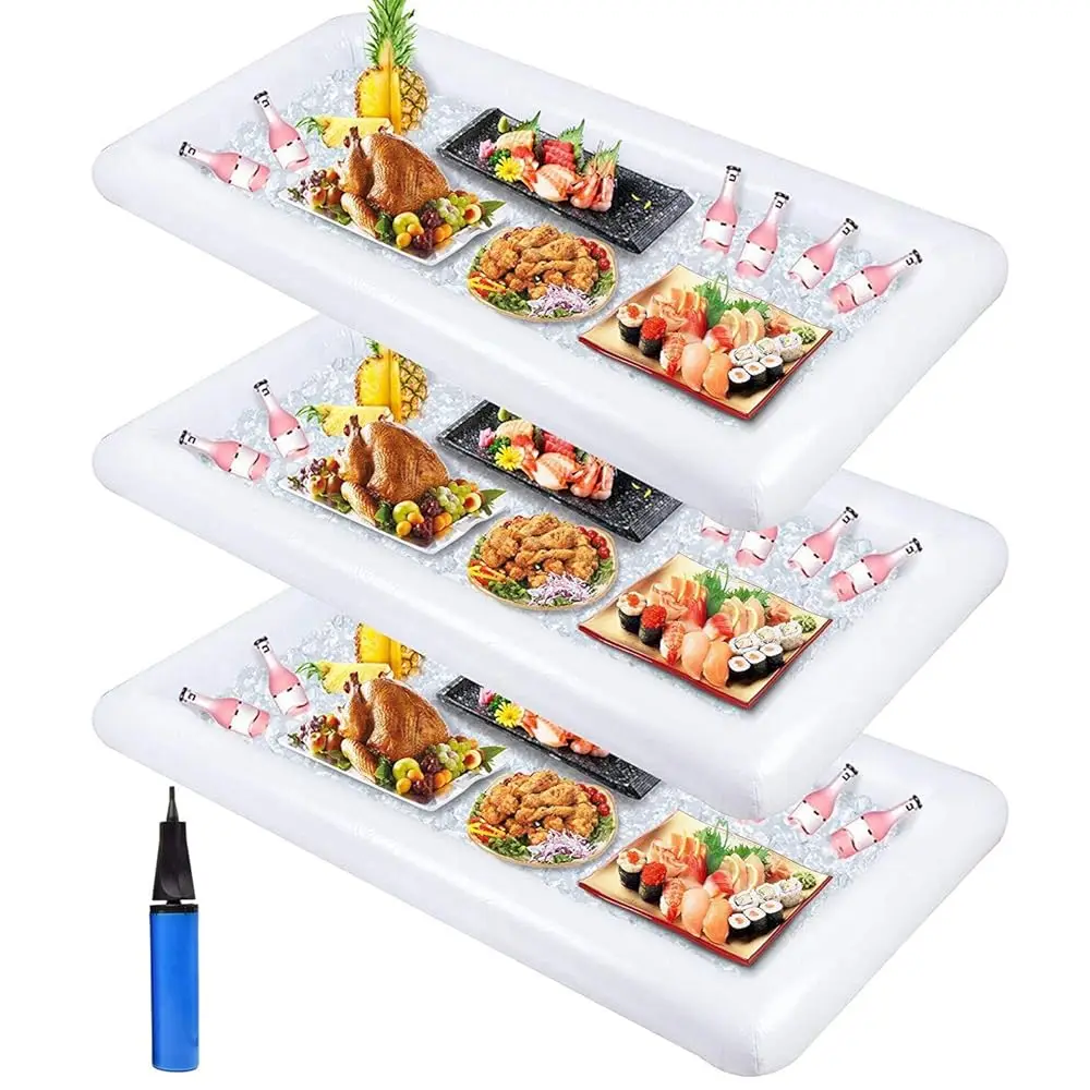 3Pcs Inflatable Cooler Serving Bars Pool Party Blow Up Coolers Food Holder Ice Tray Bbqs, Picnics,Buffets Indoor Outdoor
3Pcs Inflatable Cooler Serving Bars Pool Party Blow Up Coolers Food Holder Ice Tray Bbqs, Picnics,Buffets Indoor Outdoor
