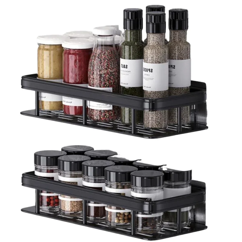 Kitchen Shelf Wall Hanging Multi-layer Seasoning Rack Multifunctional Products Household Daquan Wall Storage Seasoning Rack 
Kitchen Shelf Wall Hanging Multi-layer Seasoning Rack Multifunctional Products Household Daquan Wall Storage Seasoning Rack