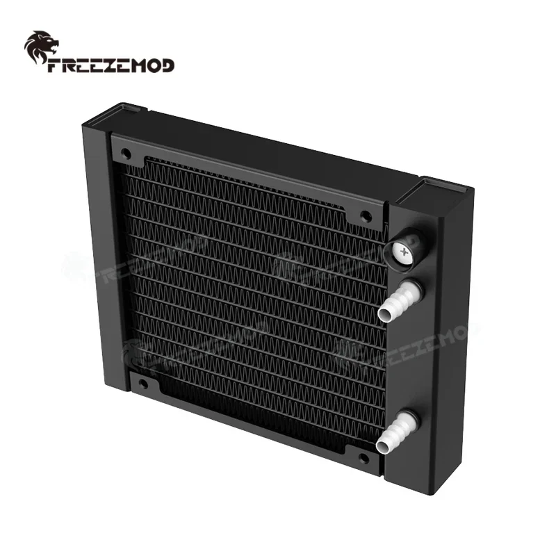 FREEZEMOD SR-LF120 120mm Aluminum PC Water Cooling Radiator, 27mm Thick, G1/4 Threaded Ports, for Custom Liquid Cooling Systems
FREEZEMOD SR-LF120 120mm Aluminum PC Water Cooling Radiator, 27mm Thick, G1/4 Threaded Ports, for Custom Liquid Cooling Systems