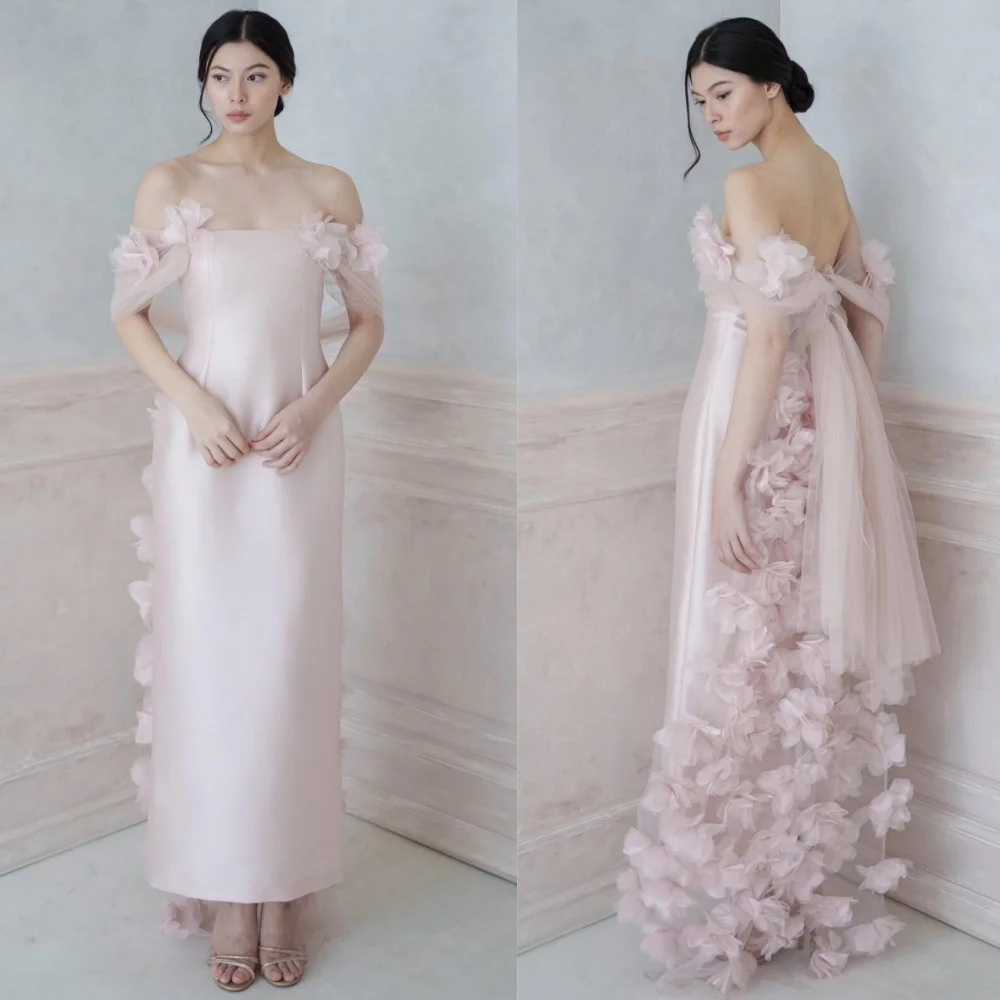 Customized Exquisite Matching Jersey Flower Pleat Straight Off-the-shoulder Midi Dresses Bespoke Occasion Fashion
Customized Exquisite Matching Jersey Flower Pleat Straight Off-the-shoulder Midi Dresses Bespoke Occasion Fashion