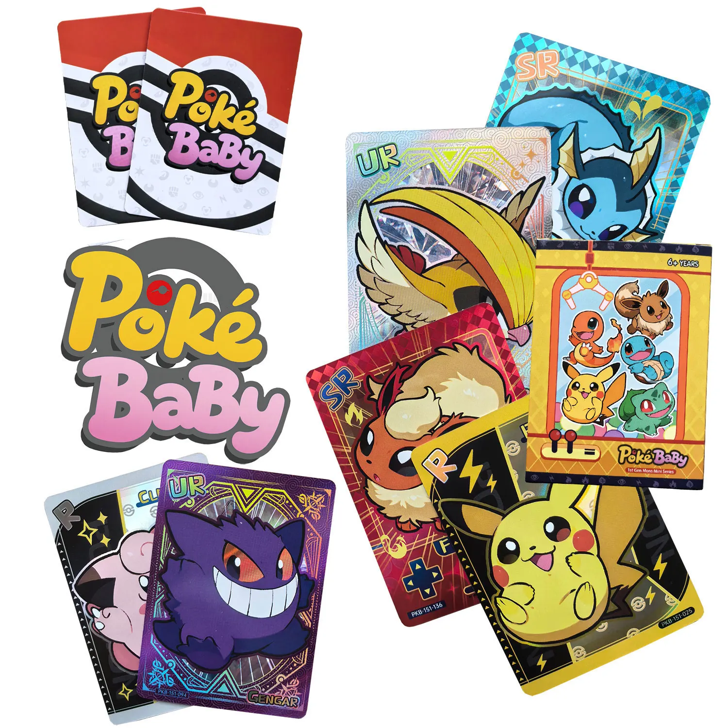 Голографические 59 шт. Chibi PokeBaBy, милые карты «сделай сам», Pokemon Shiny 1996 Q151, аниме-версия, классические коллекционные карты Gengar Charizard 
Голографические 59 шт. Chibi PokeBaBy, милые карты «сделай сам», Pokemon Shiny 1996 Q151, аниме-версия, классические коллекционные карты Gengar Charizard