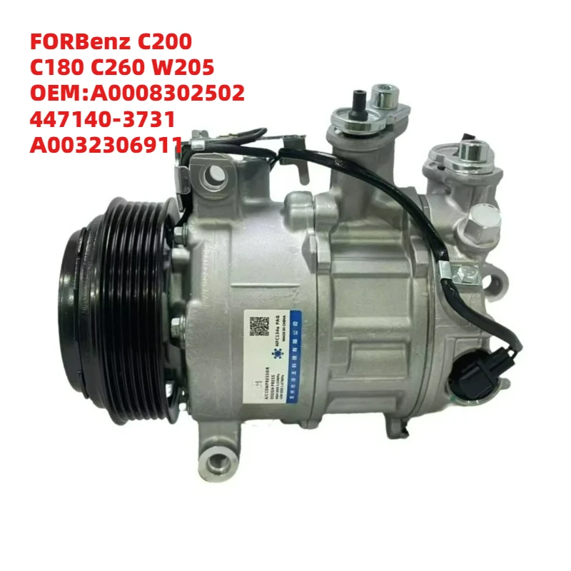 Ultra Durable FORBenz C200 C180 C260 W205 OEMA0008302502 447140-3731 A0032306911 Air Conditioning Compressor
Ultra Durable FORBenz C200 C180 C260 W205 OEMA0008302502 447140-3731 A0032306911 Air Conditioning Compressor