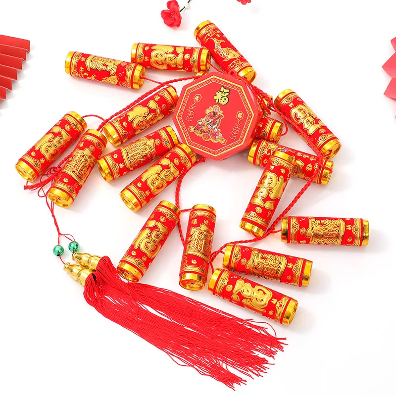 150cm Electronic Crackers Hanging Fire crackers Battery Operated Fire Works Bombs for ZHAO CAI JIN BAO Chinese Spring Festival
150cm Electronic Crackers Hanging Fire crackers Battery Operated Fire Works Bombs for ZHAO CAI JIN BAO Chinese Spring Festival