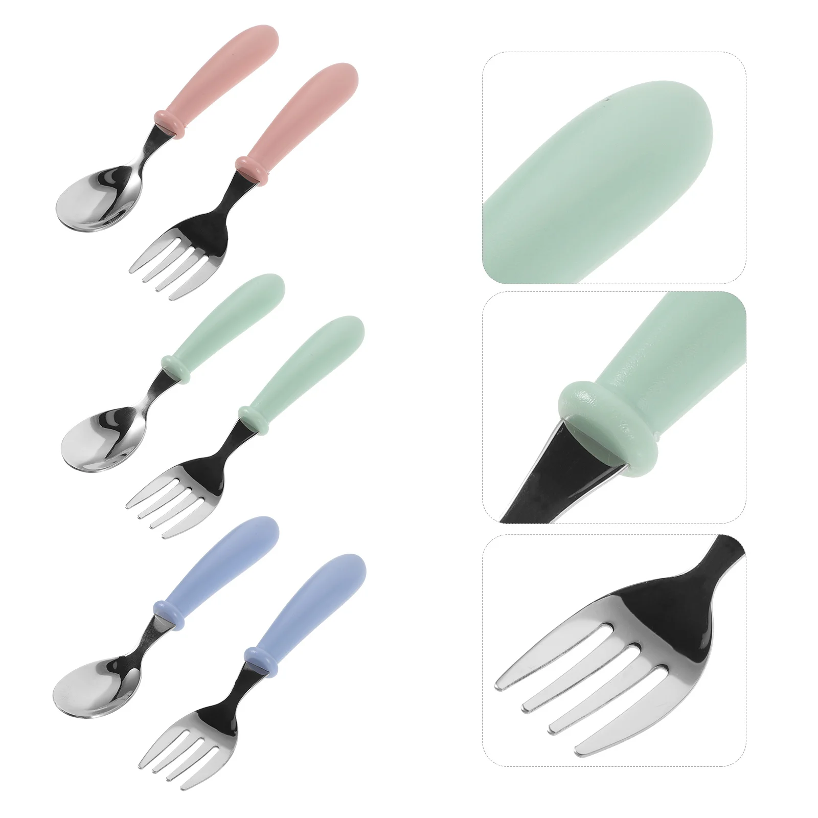 3 set Toddler Utensils Set Stainless Steel Kids Tableware Abs Handle Infant Feeding Spoon Fork Storage Box Portable
3 set Toddler Utensils Set Stainless Steel Kids Tableware Abs Handle Infant Feeding Spoon Fork Storage Box Portable