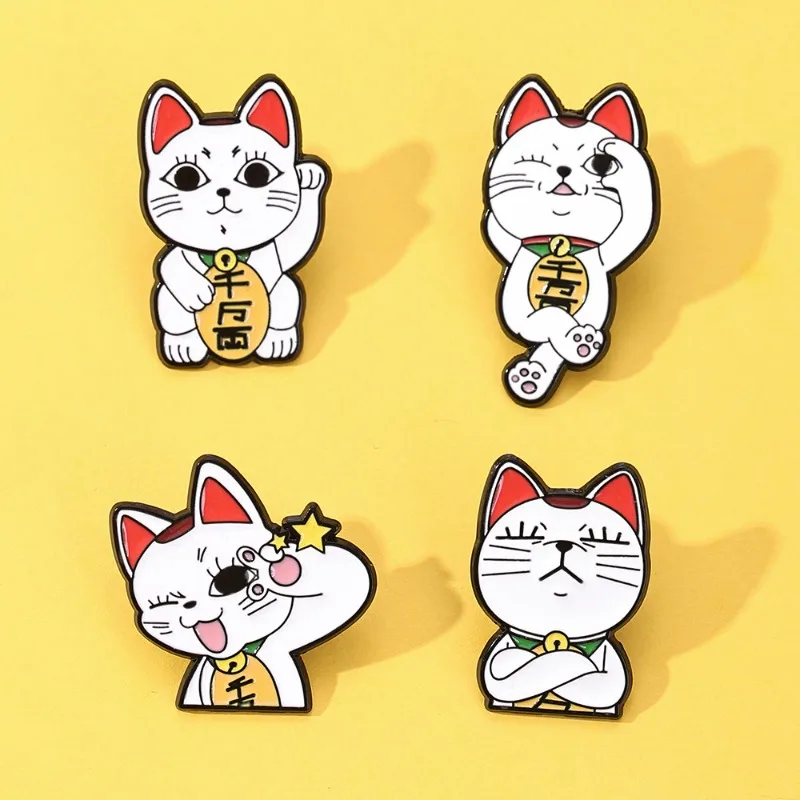 New Japanese Lucky Cat Brooch Cute Cartoon Cat Pin Alloy Badge DIY Clothes Bags Shoes Hat Scarf T-shirt Jeans Accessory
New Japanese Lucky Cat Brooch Cute Cartoon Cat Pin Alloy Badge DIY Clothes Bags Shoes Hat Scarf T-shirt Jeans Accessory