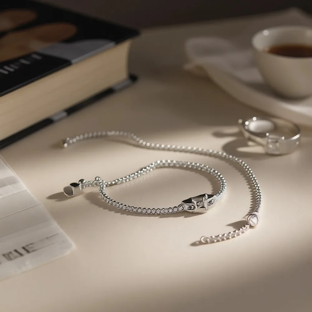 Изящный регулируемый браслет-цепочка из серебра 925 пробы с золотистым покрытием, минималистичный дизайн, подарок для женщин
Изящный регулируемый браслет-цепочка из серебра 925 пробы с золотистым покрытием, минималистичный дизайн, подарок для женщин