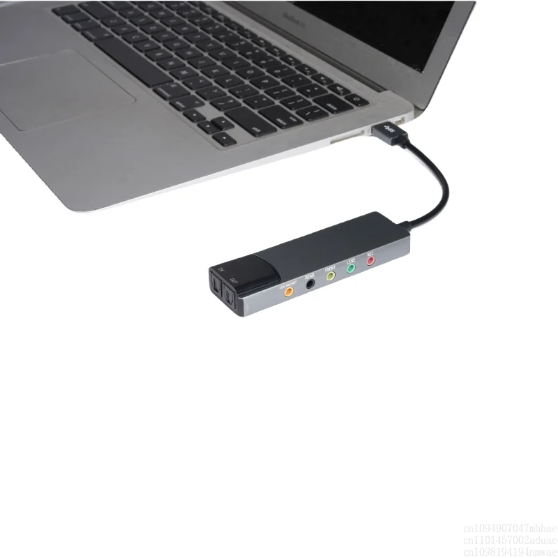 USB laptop desktop computer external sound card USB aluminum alloy fiber optic sound card with cable
USB laptop desktop computer external sound card USB aluminum alloy fiber optic sound card with cable