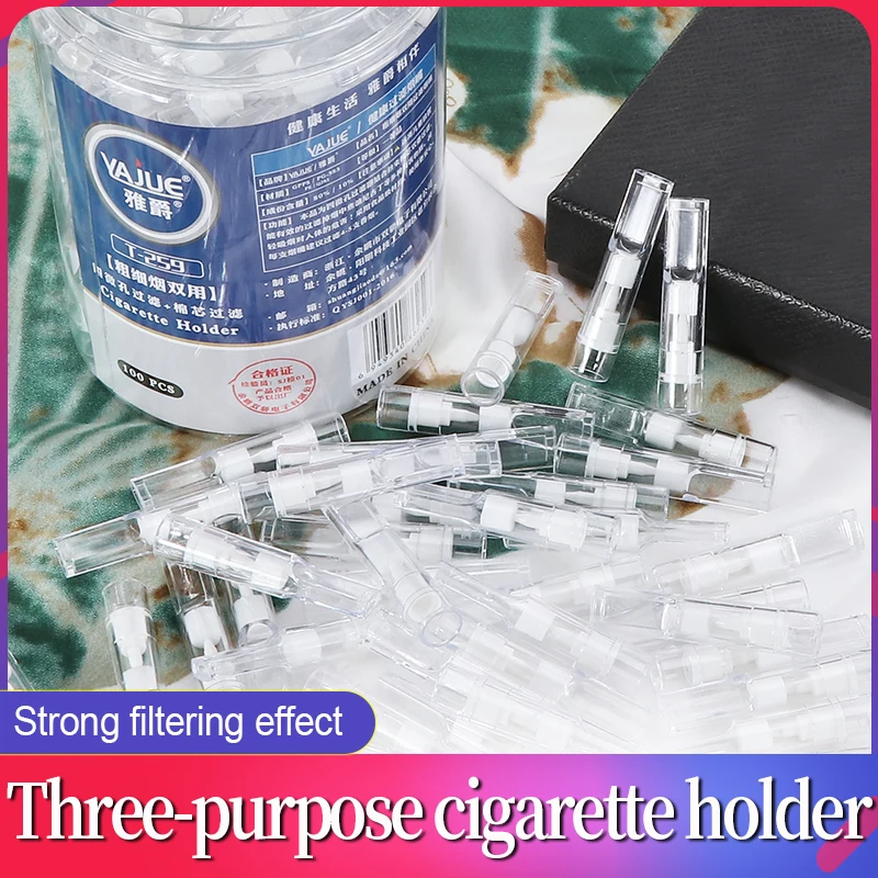 100Pcs Disposable Cigarette Filters Smoking Reduction Tar Filter Cig Holder 2pcs Cigarette Holder Converter Included
100Pcs Disposable Cigarette Filters Smoking Reduction Tar Filter Cig Holder 2pcs Cigarette Holder Converter Included