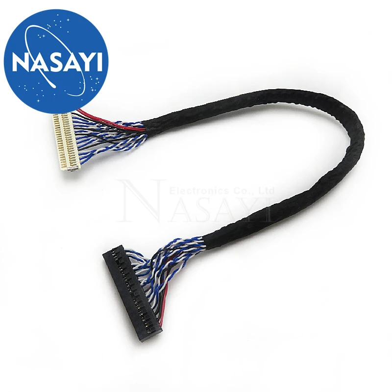 NASAYI 1pcs/lot 8 Bit LVDS Cable FIX-30 Pin 2ch For 17-26inch LCD/LED Panel Controller 25cm Drop Shipping In Stock
NASAYI 1pcs/lot 8 Bit LVDS Cable FIX-30 Pin 2ch For 17-26inch LCD/LED Panel Controller 25cm Drop Shipping In Stock
