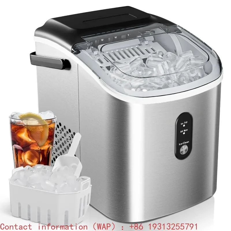 【Best-selling】Popular Choice 26 lbs/Day Portable Self-Cleaning, 9 Bullet Ice in 6 Min, Silver, Auto-Cleaning, with Basket and Sc
【Best-selling】Popular Choice 26 lbs/Day Portable Self-Cleaning, 9 Bullet Ice in 6 Min, Silver, Auto-Cleaning, with Basket and Sc