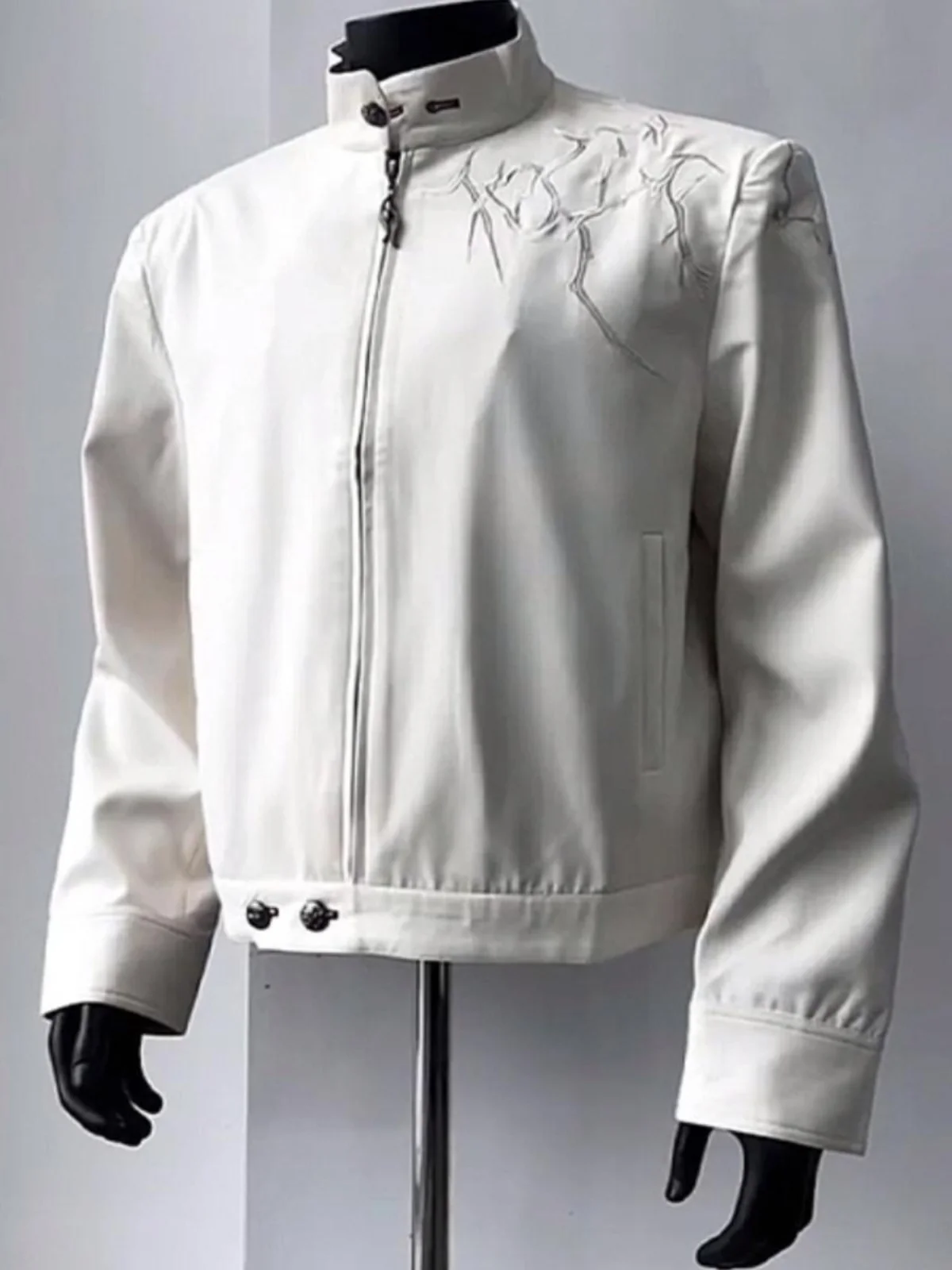 Bla Thorn oulder Мягкий Jaet Мужской осенне-зимний Cleanfit Американский воротник-стойка Модный высококачественный бейсбольный orm
Bla Thorn oulder Мягкий Jaet Мужской осенне-зимний Cleanfit Американский воротник-стойка Модный высококачественный бейсбольный orm