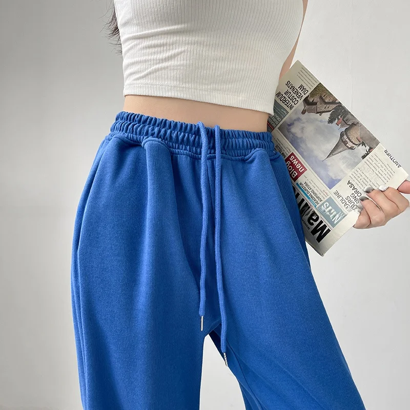 American Street Style Klein Blue Women's Summer Thin High Waist Drapey Cuffed Small Jazz Dance Sweatpants Casual Pants
American Street Style Klein Blue Women's Summer Thin High Waist Drapey Cuffed Small Jazz Dance Sweatpants Casual Pants