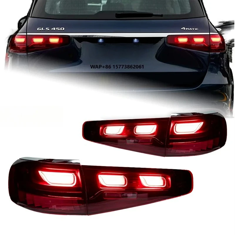 1 шт. для Mercedes-Benz GLS X167 2019-2024: Светодиодный задний фонарь GLS450 с анимацией сигналов поворота, стоп-сигналом и фонарем заднего хода. Автоаксессуар.
1 шт. для Mercedes-Benz GLS X167 2019-2024: Светодиодный задний фонарь GLS450 с анимацией сигналов поворота, стоп-сигналом и фонарем заднего хода. Автоаксессуар.
