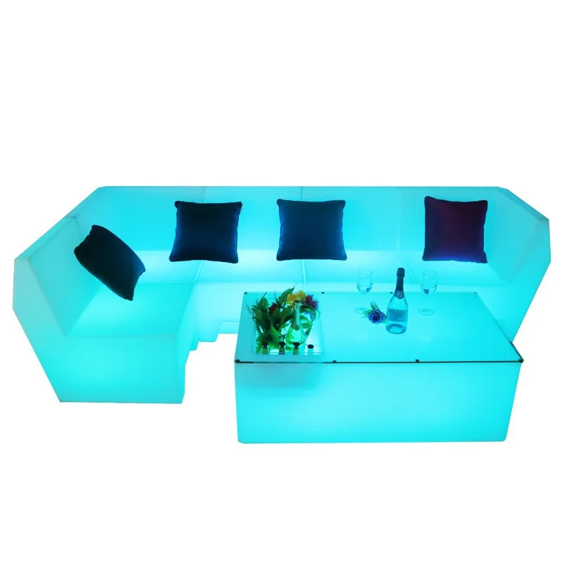 LED outdoor courtyard sofa combination balcony hotel villa luminous furniture foreign trade creative leisure special-shaped sofa
LED outdoor courtyard sofa combination balcony hotel villa luminous furniture foreign trade creative leisure special-shaped sofa
