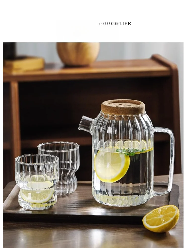 Tlife Large Capaci Glass Cold Water Pot Heat Resistant Home Use Water Cup Set Nordic Sle Beverage Utensils
Tlife Large Capaci Glass Cold Water Pot Heat Resistant Home Use Water Cup Set Nordic Sle Beverage Utensils