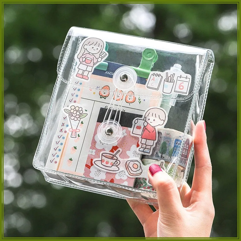 Minimalist Transparent Washi Tape Organizer Pouch, Large-capacity Visible Storage for Stationery Stickers Travel Small Objects
Minimalist Transparent Washi Tape Organizer Pouch, Large-capacity Visible Storage for Stationery Stickers Travel Small Objects