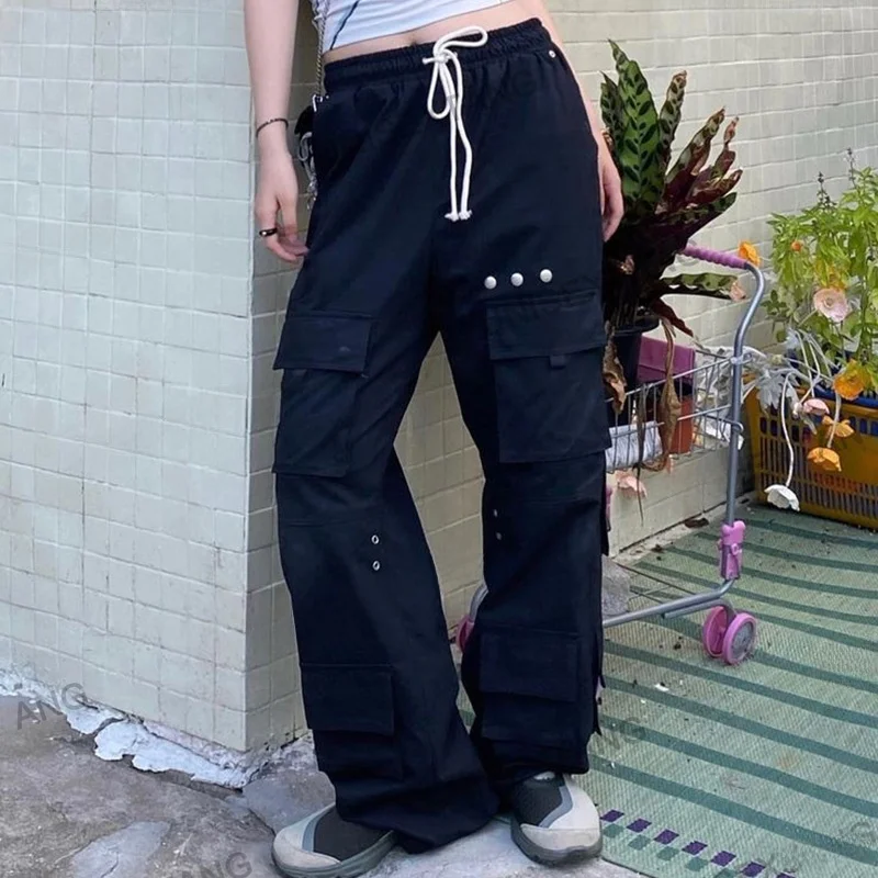 Брюки Extang Cool Bla в стиле ретро для работы, повседневные длинные брюки для женщин, осенние уличные прямые брюки в стиле Spicy Girl
Брюки Extang Cool Bla в стиле ретро для работы, повседневные длинные брюки для женщин, осенние уличные прямые брюки в стиле Spicy Girl