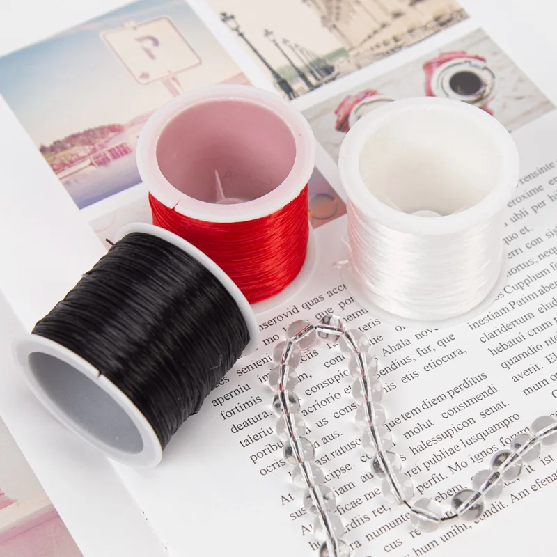 35M 0.8mm Spandex Jewelry Thread Stretch Elastic Beads Cord Crystal String Line for Jewelry Making Beading Bracelets DIY Rope
35M 0.8mm Spandex Jewelry Thread Stretch Elastic Beads Cord Crystal String Line for Jewelry Making Beading Bracelets DIY Rope