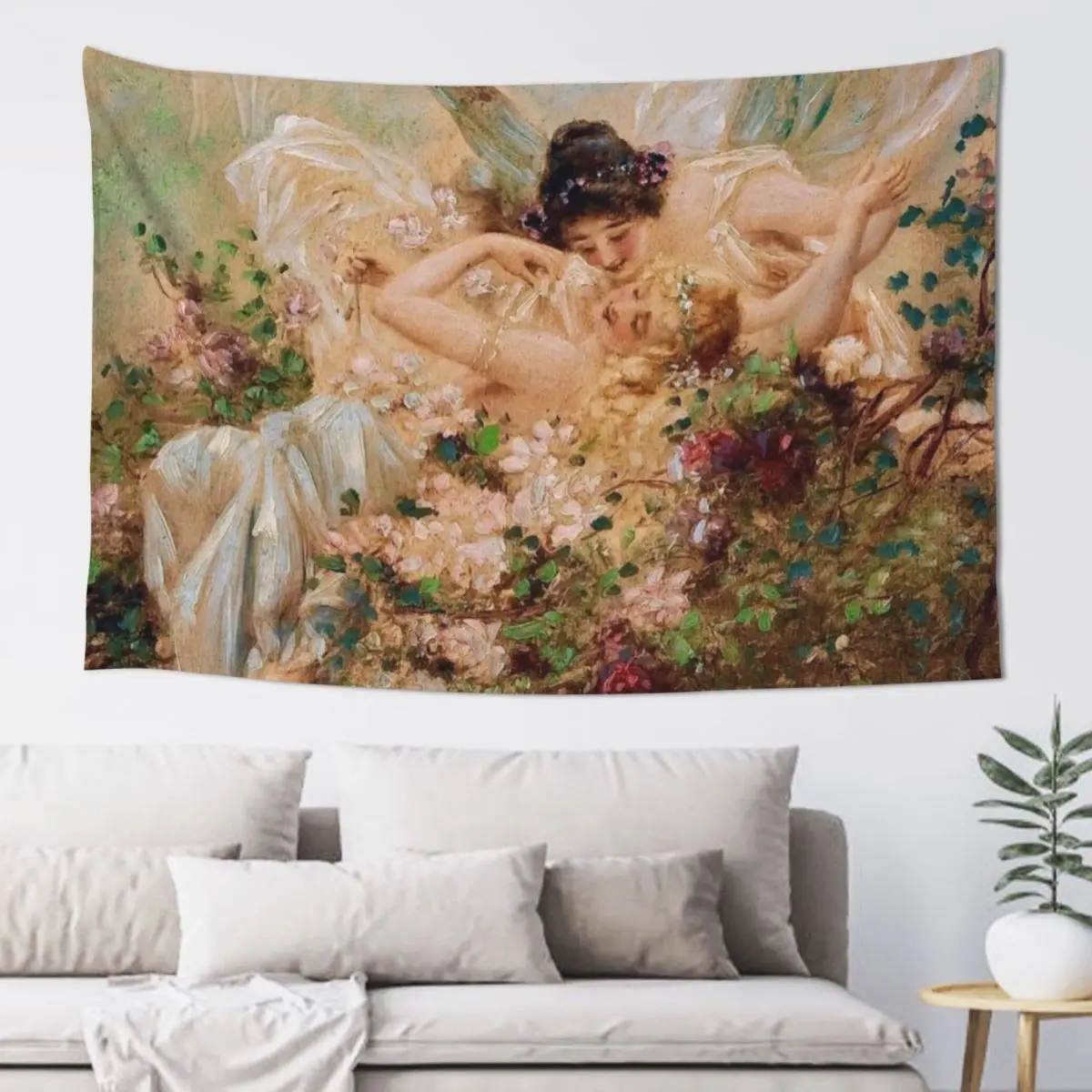 Two Fairies Embracing in a Landscape with a Swan // Hans Zatzka Tapestry Bedrooms Decorations Tapestry
Two Fairies Embracing in a Landscape with a Swan // Hans Zatzka Tapestry Bedrooms Decorations Tapestry