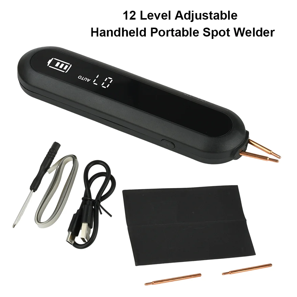 Портативный ручной аппарат для точечной сварки с 12 уровнями регулировки, 9-уровневой LED-подсветкой, для литиевых аккумуляторов 18650, DIY-набор, аппарат для точечной сварки никеля
Портативный ручной аппарат для точечной сварки с 12 уровнями регулировки, 9-уровневой LED-подсветкой, для литиевых аккумуляторов 18650, DIY-набор, аппарат для точечной сварки никеля