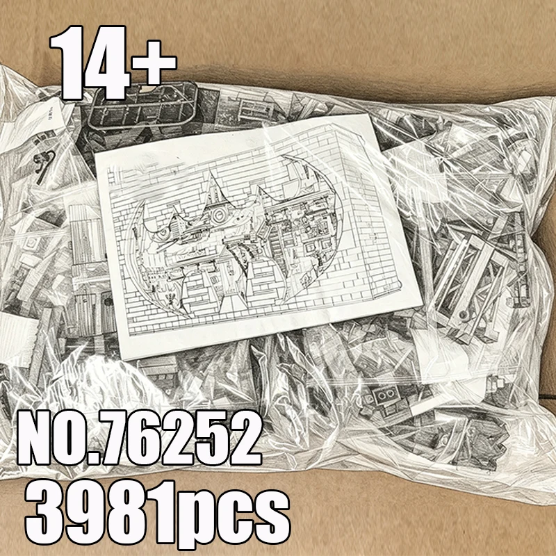 New 76252 New Hero Series Batcave 1989 Building Block Assembly Model Toy 3981PCS Children's Christmas Gift
New 76252 New Hero Series Batcave 1989 Building Block Assembly Model Toy 3981PCS Children's Christmas Gift