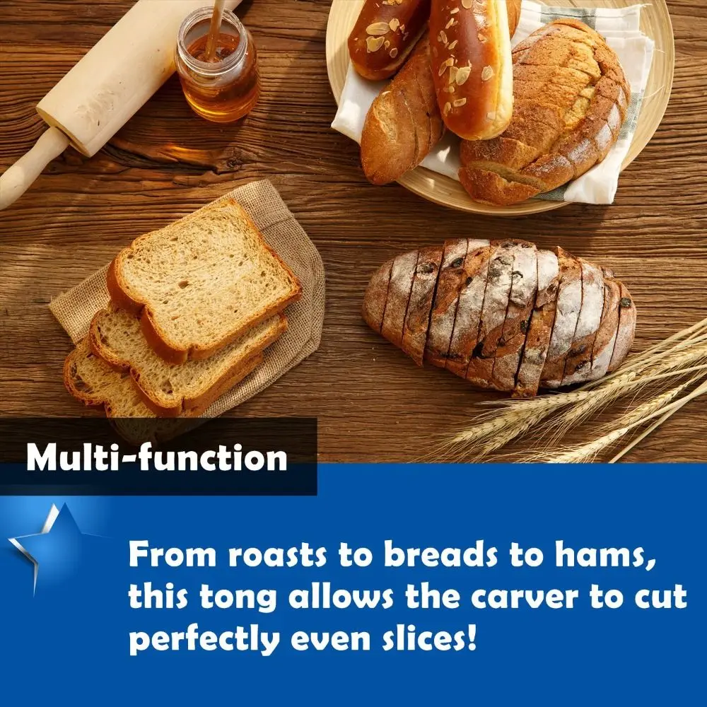 Новая портативная хлеборезка, прочные многофункциональные щипцы для резки жареной говядины, легко чистящийся держатель для лука и помидоров, подготовка пищевых продуктов
Новая портативная хлеборезка, прочные многофункциональные щипцы для резки жареной говядины, легко чистящийся держатель для лука и помидоров, подготовка пищевых продуктов