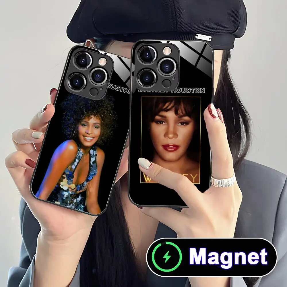 Whitney Houston Phone Case for iPhone 17 16 15 14 13 12 11 Air Pro Max Plus Mini Glass Magnet Cover
Whitney Houston Phone Case for iPhone 17 16 15 14 13 12 11 Air Pro Max Plus Mini Glass Magnet Cover