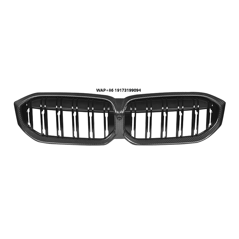 Dry Carbon Fiber Front Bumper Kidney Grille Grid Mesh Dual Slats Grill for B-mw 3 Series G20 LCI 2023-IN G20 Grille
Dry Carbon Fiber Front Bumper Kidney Grille Grid Mesh Dual Slats Grill for B-mw 3 Series G20 LCI 2023-IN G20 Grille
