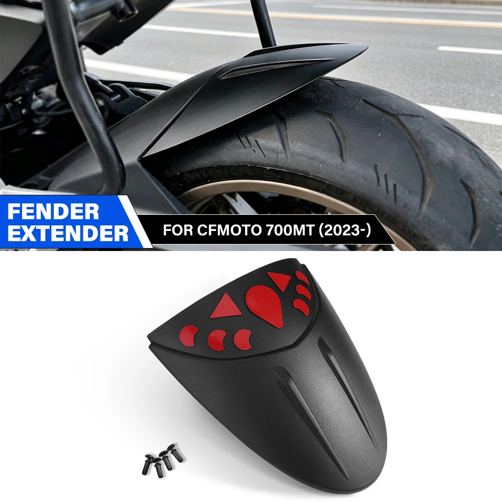 For CFMOTO 700MT 2023-2026 Rear Fender Extension Rear Hugger ABS Mudguard Extension Anti Mud Splash Guard Protector
For CFMOTO 700MT 2023-2026 Rear Fender Extension Rear Hugger ABS Mudguard Extension Anti Mud Splash Guard Protector