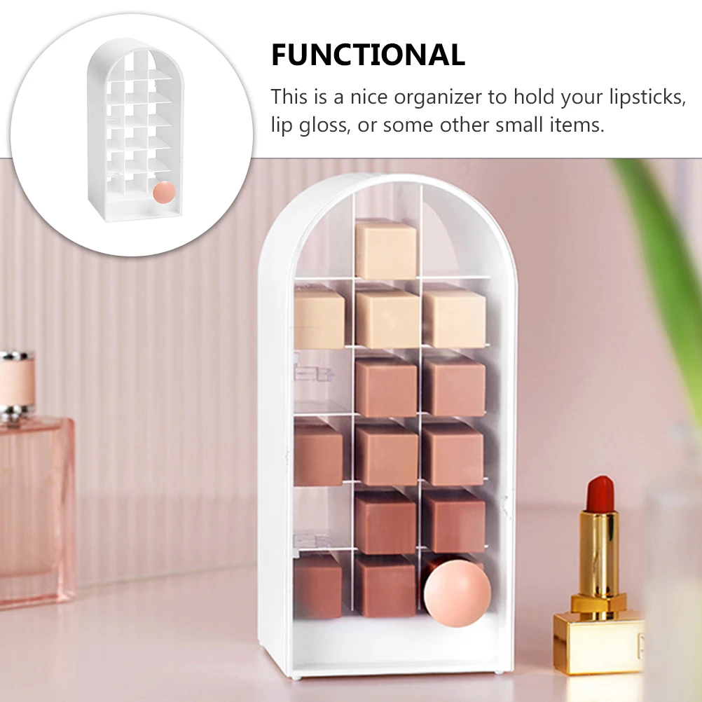Lipstick Storage Organizer ABS Material Large Capacity Desk Lipstick Display Box Bedroom Lip Gloss Display Rack
Lipstick Storage Organizer ABS Material Large Capacity Desk Lipstick Display Box Bedroom Lip Gloss Display Rack