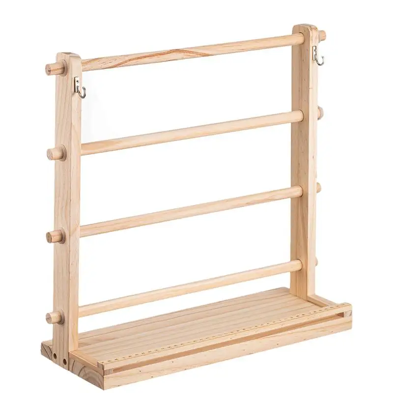 Ribbon Organizer 4 Tiers Wooden Ribbon Rack Storage Display Shelf Craft Ribbon Stand for Craft Room Flower Store Cake Shop
Ribbon Organizer 4 Tiers Wooden Ribbon Rack Storage Display Shelf Craft Ribbon Stand for Craft Room Flower Store Cake Shop