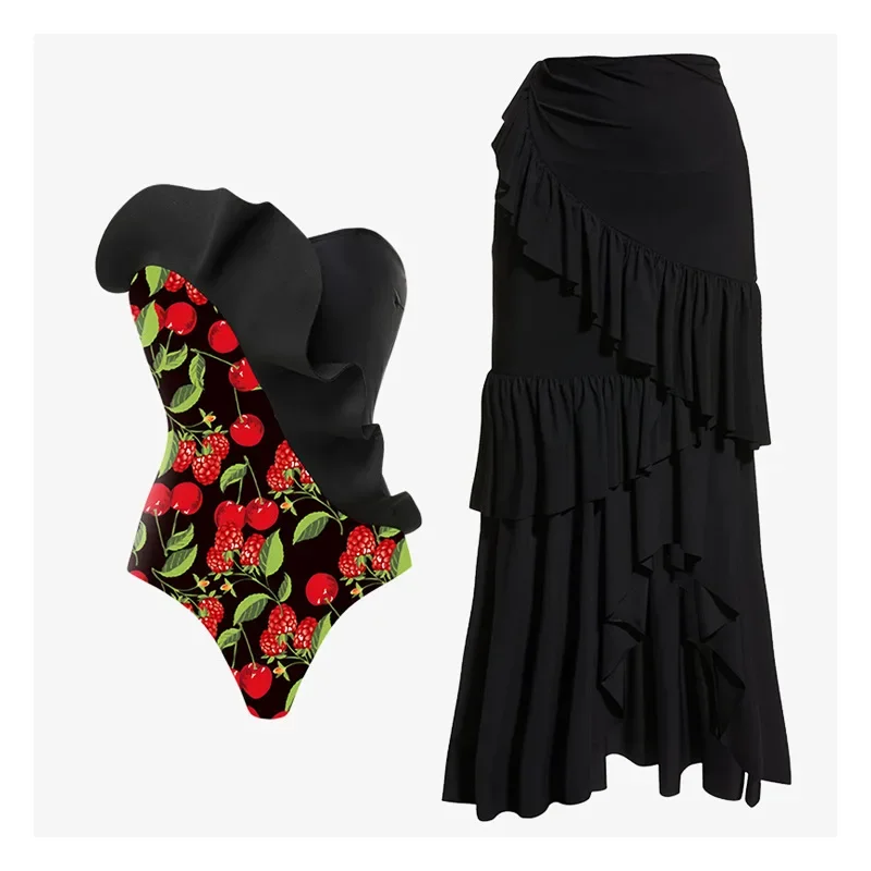 2024 New Sexy Ruffle Bikini Set Printed Brazilian Biquini Women Swimwear Skirt Bathing Suit Girls Summer Beachwear Dress
2024 New Sexy Ruffle Bikini Set Printed Brazilian Biquini Women Swimwear Skirt Bathing Suit Girls Summer Beachwear Dress