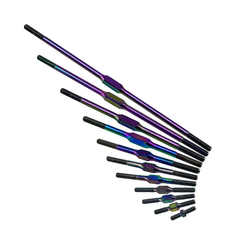 M3X18mm/26mm/32mm/38mm/46mm/52mm/58mm/65mm/80mm/102mm/116mm Titanium Turnbuckle 1pcs/set
M3X18mm/26mm/32mm/38mm/46mm/52mm/58mm/65mm/80mm/102mm/116mm Titanium Turnbuckle 1pcs/set