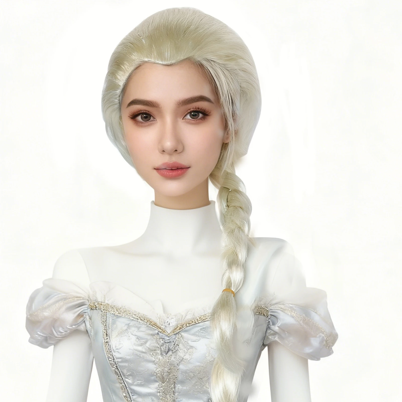 Synthetic Long Platinum Golden Braided Wig For Women Princess Cosplay Wig For Halloween Thanksgiving Day Party Costume Wig
Synthetic Long Platinum Golden Braided Wig For Women Princess Cosplay Wig For Halloween Thanksgiving Day Party Costume Wig