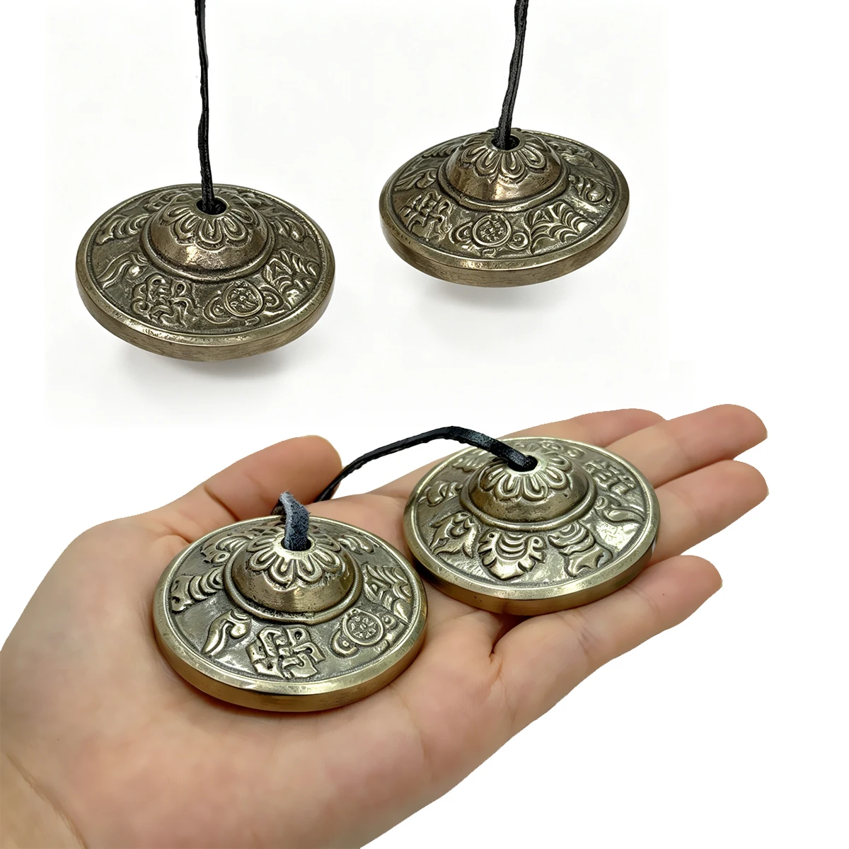 Miwayer Small Tingsha Cymbals – 4.5cm Diameter, White Copper Alloy, Handmade, with Protective Pouch, Ideal for Sound Therapy
Miwayer Small Tingsha Cymbals – 4.5cm Diameter, White Copper Alloy, Handmade, with Protective Pouch, Ideal for Sound Therapy
