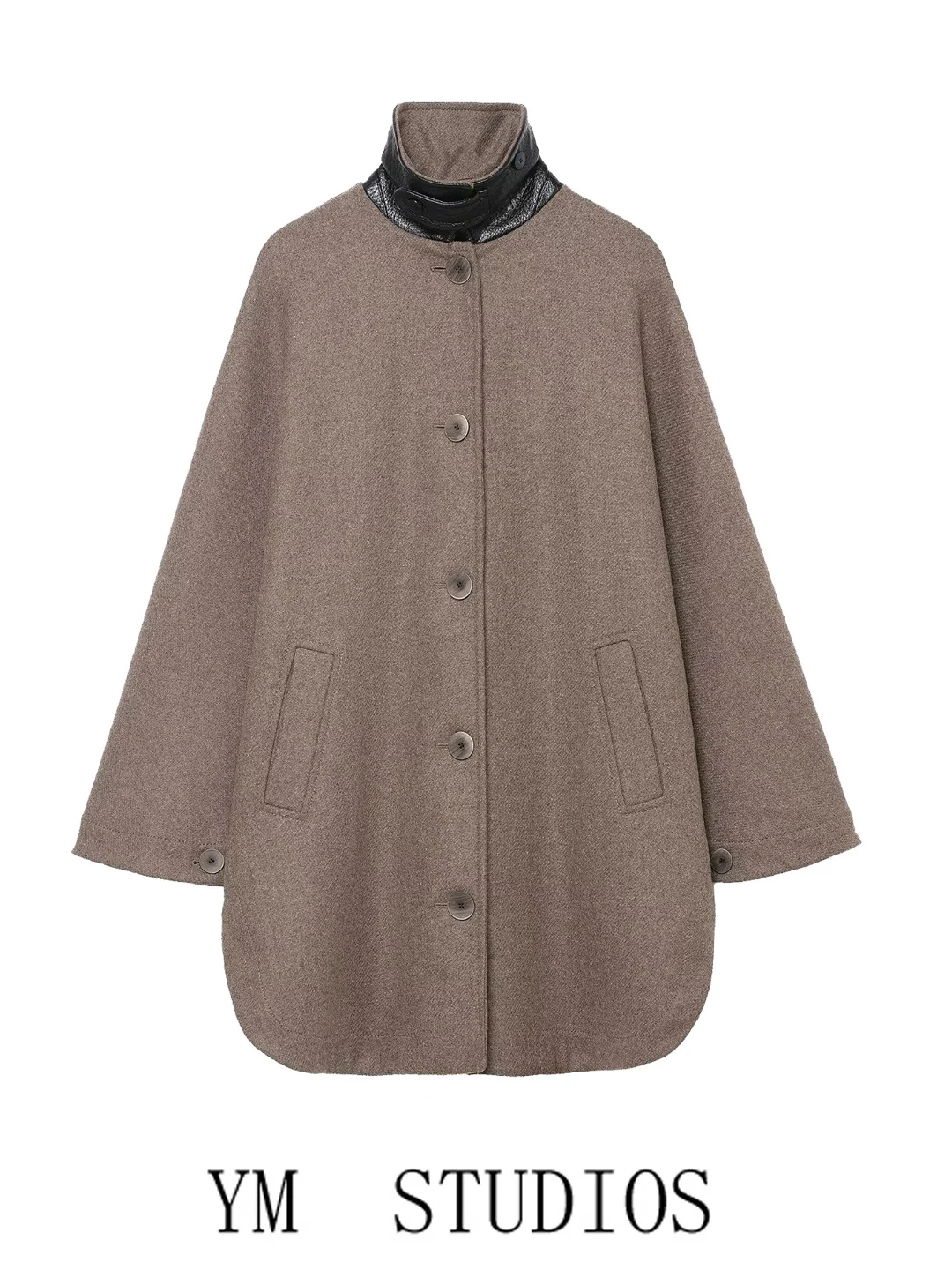 Women's Street Style Color Block Stand Collar Coat Spring Early Long Middle Length Single Button Polyester Fibre Outerwear
Women's Street Style Color Block Stand Collar Coat Spring Early Long Middle Length Single Button Polyester Fibre Outerwear