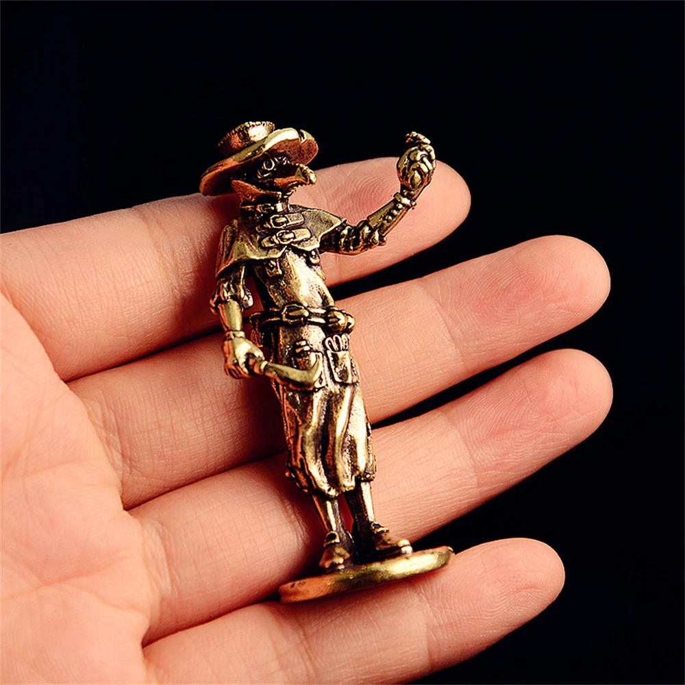 Solid Brass Cowboy Miniature Desktop Figurine - Creative Home & Office Decor, Craft Ornament, Figurine for Desk Collection
Solid Brass Cowboy Miniature Desktop Figurine - Creative Home & Office Decor, Craft Ornament, Figurine for Desk Collection