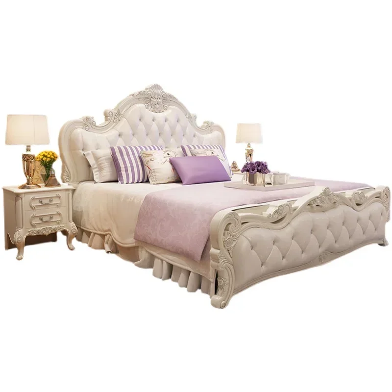 European Luxury Bed Modern Storage King Size Bed Princess Comferter Cama Matrimonial Bedroom Set Furniture
European Luxury Bed Modern Storage King Size Bed Princess Comferter Cama Matrimonial Bedroom Set Furniture