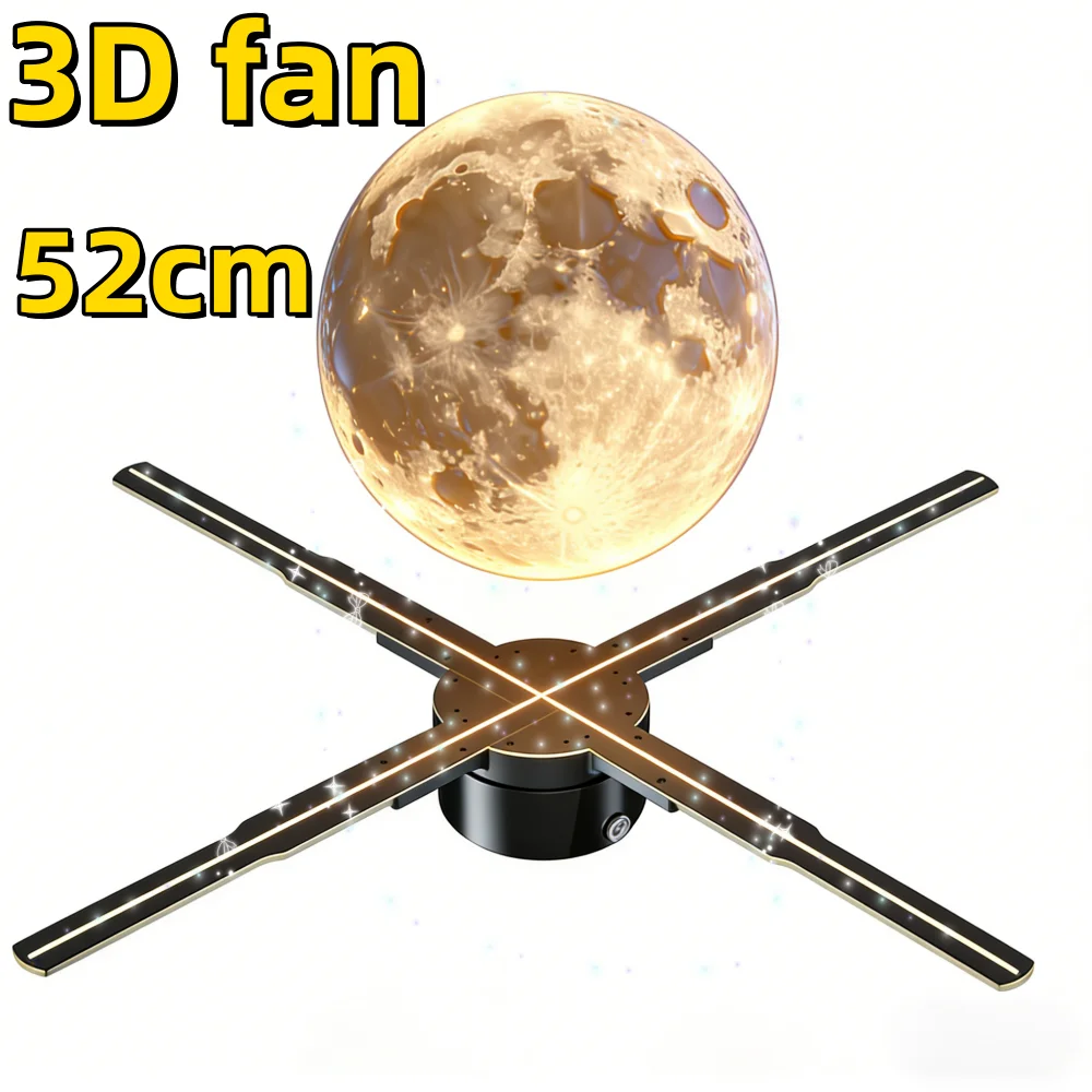 Newest P52 3D Fan Hologram Projector Holographic WiFi Player Shopping Advertising Display Machine Remote Control Bluetooth Audio
Newest P52 3D Fan Hologram Projector Holographic WiFi Player Shopping Advertising Display Machine Remote Control Bluetooth Audio