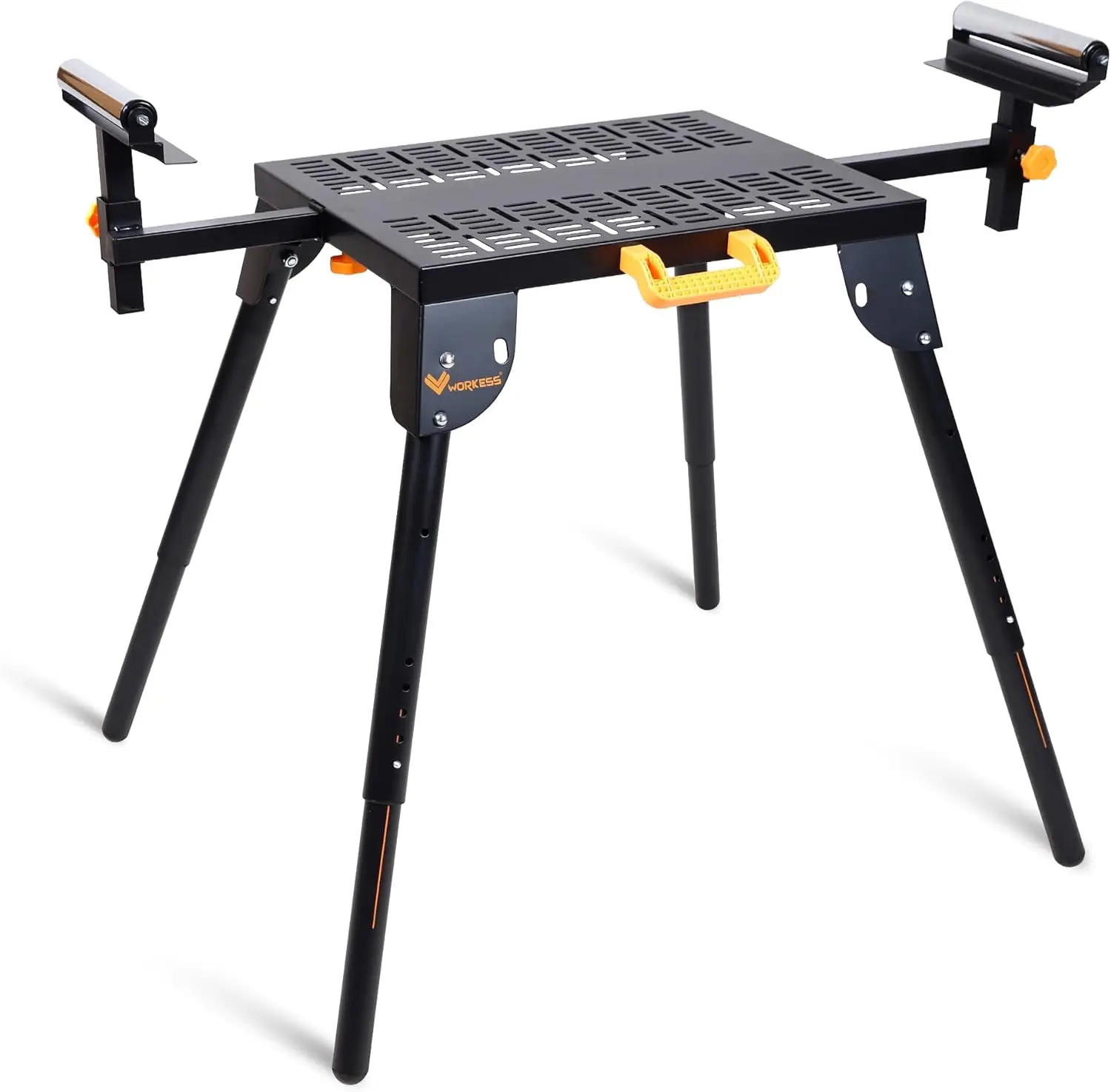 Universal Miter Saw Stand with Grid Tabletop 300 lbs Load Capacity 6-Level Height Adjustment Table Saw Stand WK-MS046
Universal Miter Saw Stand with Grid Tabletop 300 lbs Load Capacity 6-Level Height Adjustment Table Saw Stand WK-MS046