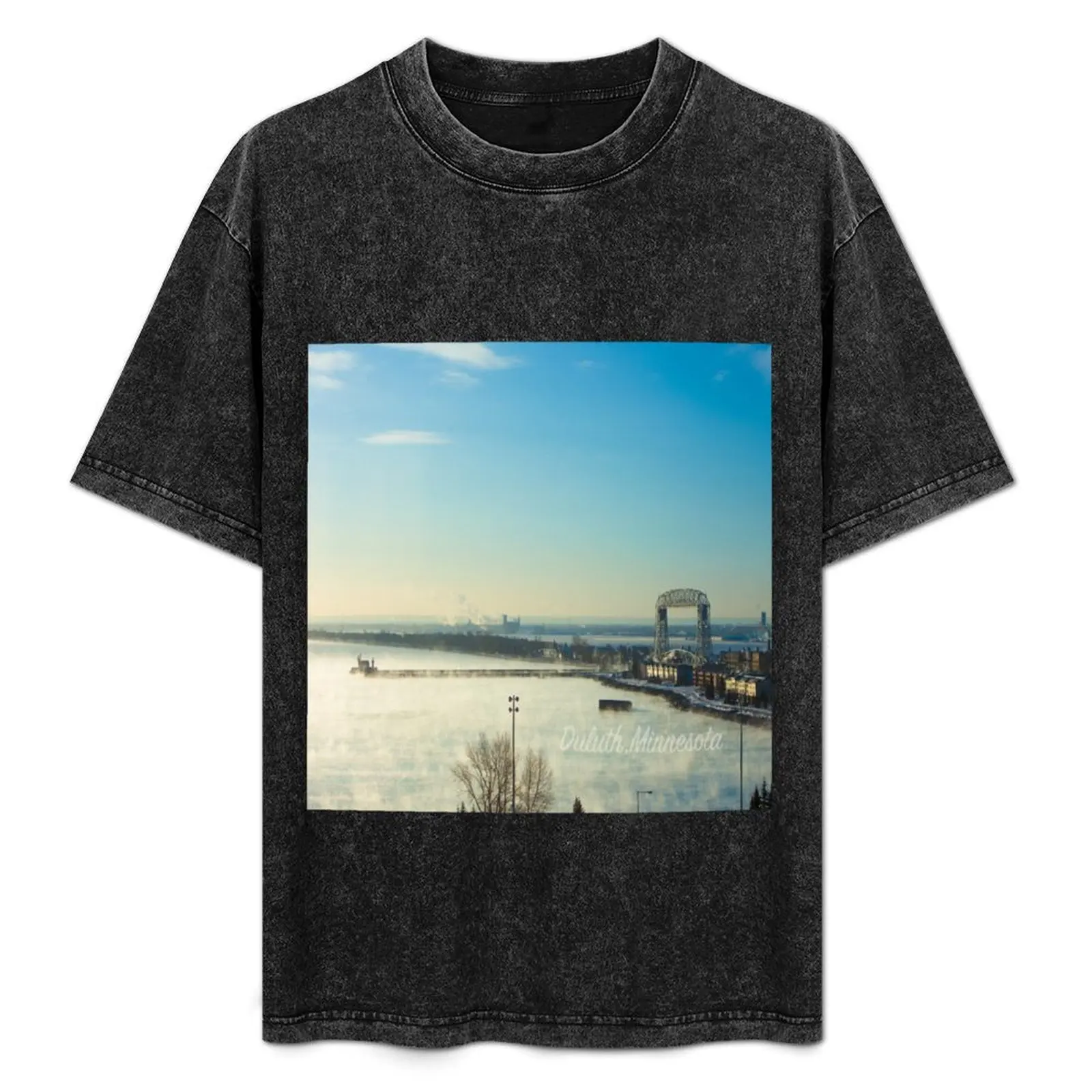 Duluth's Aerial Lift Bridge T-Shirt Stain Resistant Casual Tee
Duluth's Aerial Lift Bridge T-Shirt Stain Resistant Casual Tee
