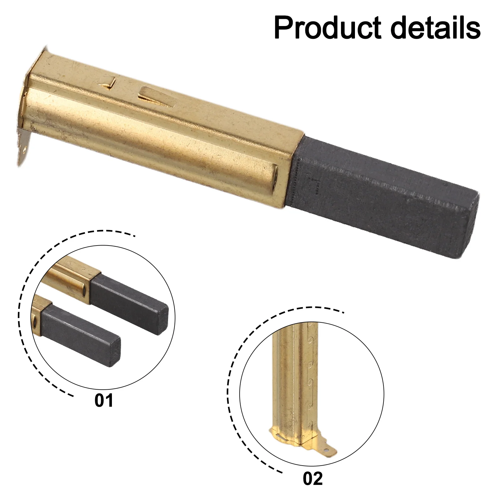 2Pcs Vacuum Cleaner Motor Carbon Brush 6.3x11x30mm Motor Carbon Brush Cleaning Tools Vacuum Cleaner Parts Hot Sale 2025
2Pcs Vacuum Cleaner Motor Carbon Brush 6.3x11x30mm Motor Carbon Brush Cleaning Tools Vacuum Cleaner Parts Hot Sale 2025
