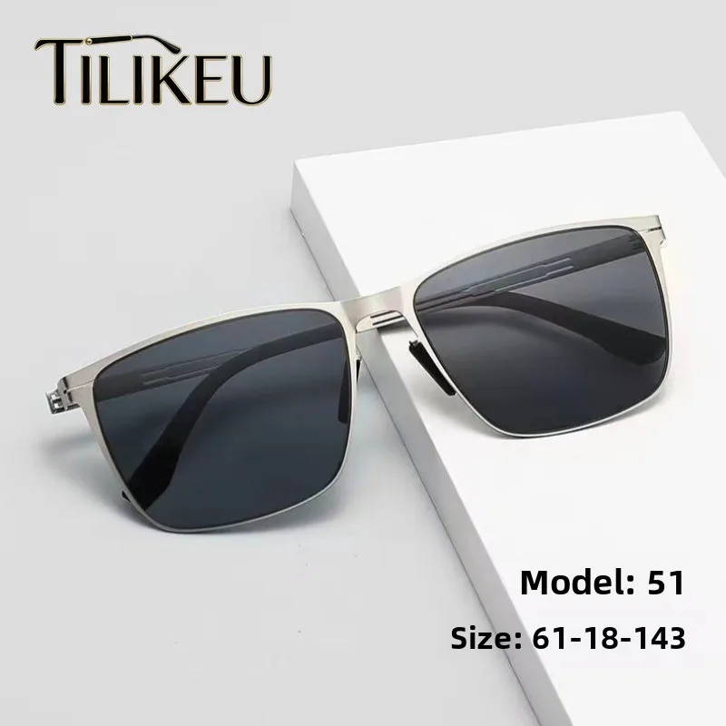 German Ultra Light Stainless Steel Nylon Sunshade Driving Polarized Sunglasses Classic Screwless Eyewear UV400 Men Sun Glasses
German Ultra Light Stainless Steel Nylon Sunshade Driving Polarized Sunglasses Classic Screwless Eyewear UV400 Men Sun Glasses