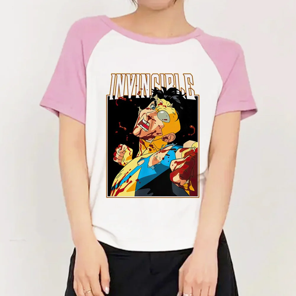 Invincible t-shirt female streetwear Retro 80s Digital graphic women shirt Gothic Punk Graphic korean clothes Y2k 2000s
Invincible t-shirt female streetwear Retro 80s Digital graphic women shirt Gothic Punk Graphic korean clothes Y2k 2000s
