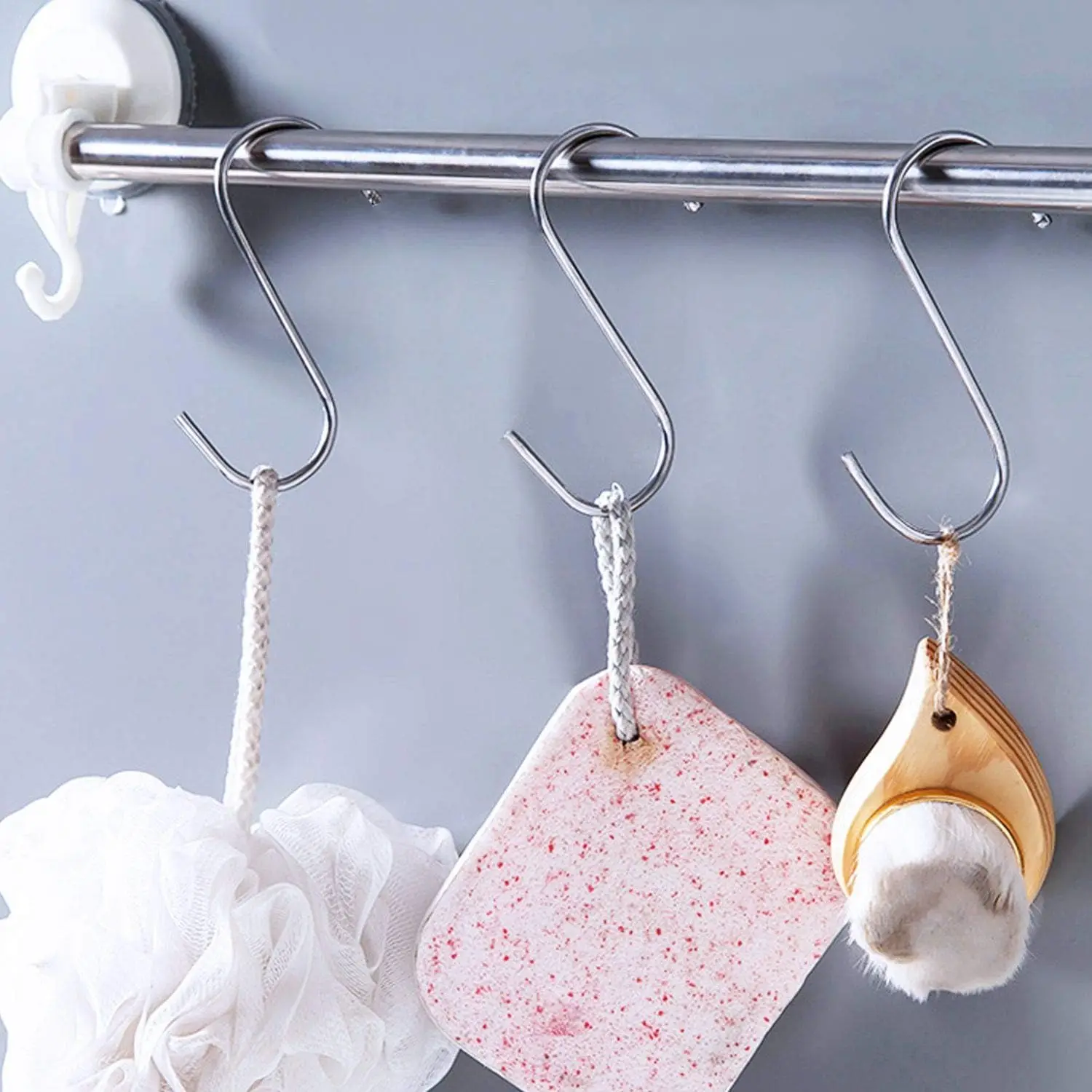 10Pcs S Hooks for Hanging Heavy Duty Metal Mutil Purpose Hanger for Kitchen Pans Pots Utensils Tooks Cups Mug Clothes Bags Towel
10Pcs S Hooks for Hanging Heavy Duty Metal Mutil Purpose Hanger for Kitchen Pans Pots Utensils Tooks Cups Mug Clothes Bags Towel