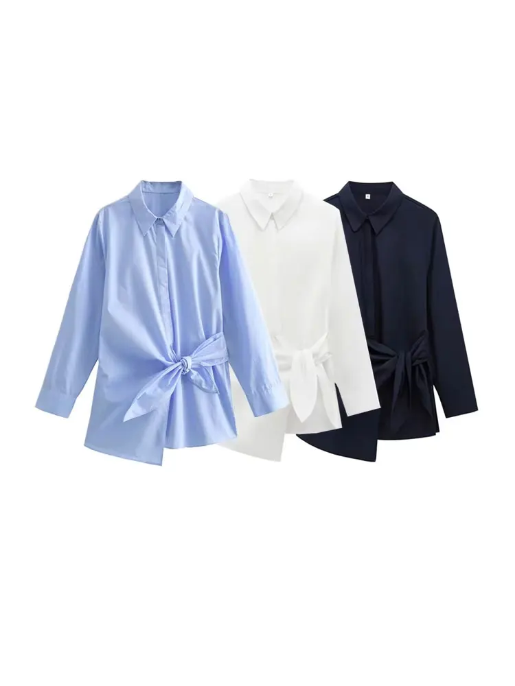 Женская шикарная блузка Smvp с длинными рукавами и пуговицами, модная рубашка с бантом, стильный женский топ Womam
Женская шикарная блузка Smvp с длинными рукавами и пуговицами, модная рубашка с бантом, стильный женский топ Womam