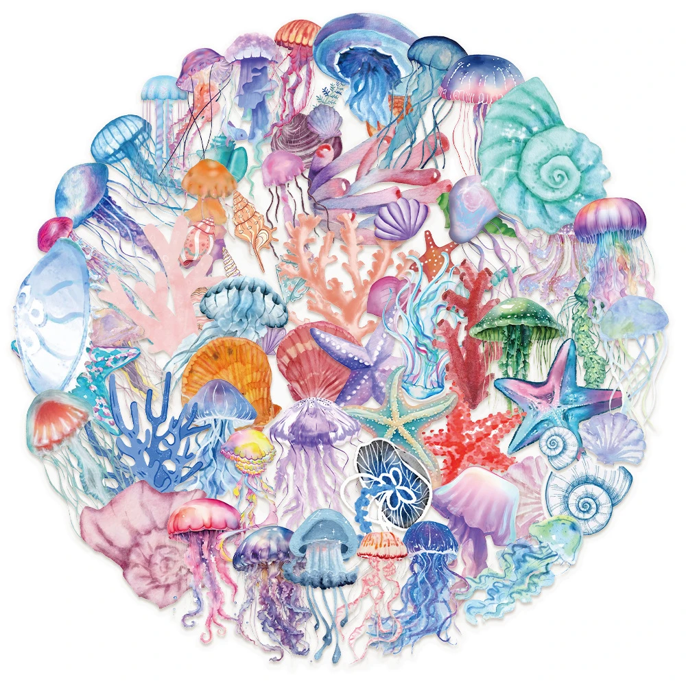 10/30/50pcs Cartoon Set of Tropical Fish Aesthetic Stickers Jellyfish Shell Decals Toy Suitcase Phone Guitar Transparent Sticker
10/30/50pcs Cartoon Set of Tropical Fish Aesthetic Stickers Jellyfish Shell Decals Toy Suitcase Phone Guitar Transparent Sticker