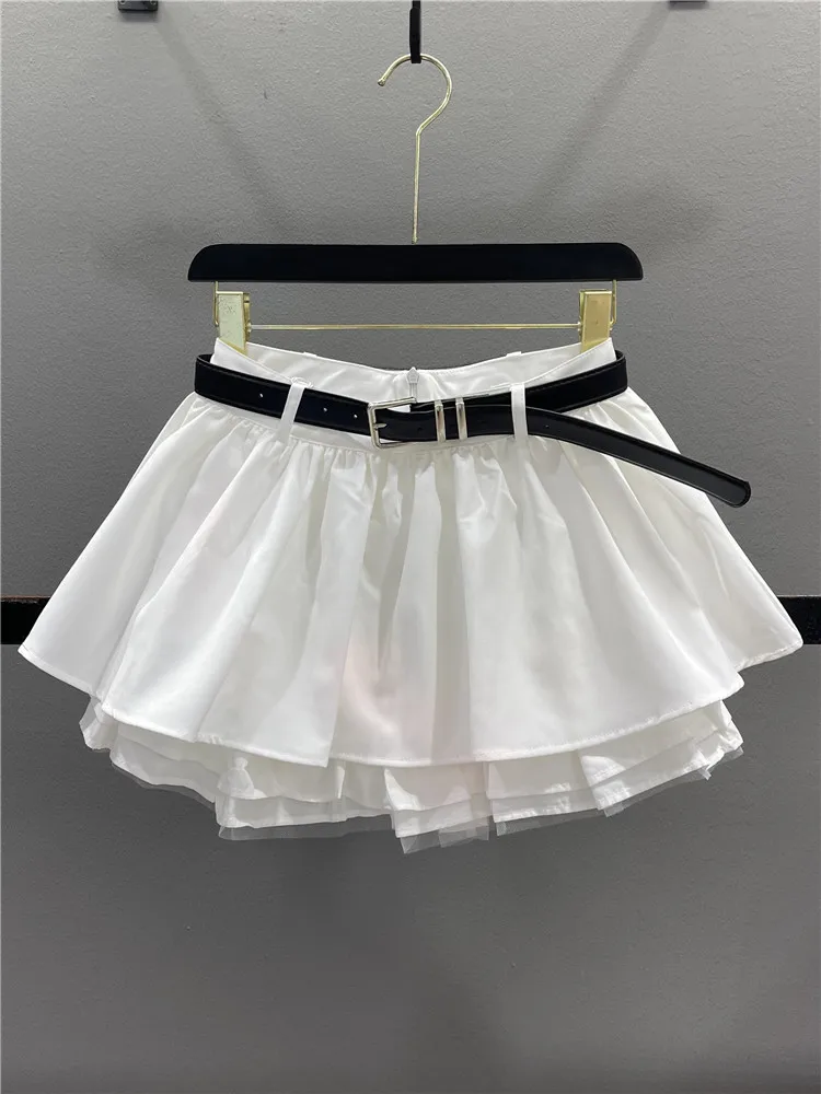 Casual High Waist A-Line Skirt Women's Puffy Half-length Skirts Summer Anti-static Cotton Polyester Blend Pleated Skirt
Casual High Waist A-Line Skirt Women's Puffy Half-length Skirts Summer Anti-static Cotton Polyester Blend Pleated Skirt