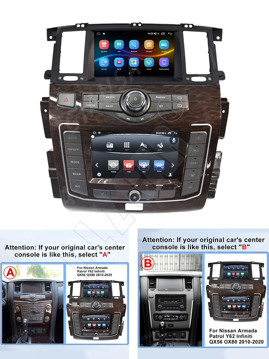 12.3 Inch Android 13 Screen For Nissan Patrol Armada Y62 Infiniti QX80 QX56 2010-2022 Car Multimedia Player Stereo Radio GPS
12.3 Inch Android 13 Screen For Nissan Patrol Armada Y62 Infiniti QX80 QX56 2010-2022 Car Multimedia Player Stereo Radio GPS